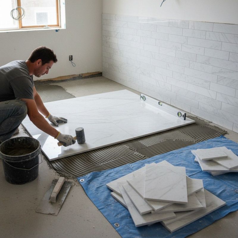 Stone Floor Installation in Alpharetta, GA